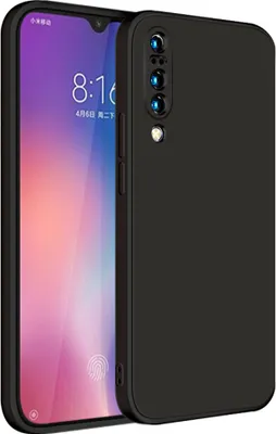 Produktbild von Xiaomi Mi 9 Pro Hülle, LaimTop Slim Liquid Silikon Gel Gummi Schutzhülle für Xiaomi Mi 9 Pro Schwarz