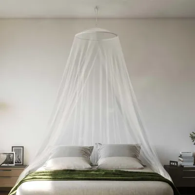 Immagine prodotto di vidaXL Zanzariera per letto 220 Mesh Bianco 56x56x220 cm
