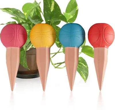 Produktbild von Automatisches Bewässerungssystem, 4 Stück, Tropfbewässerungsflaschen, Selbstbewässerungsset für Pflanzen, Garten, Terrasse, Gewächshaus, Blumen, Innenbereich