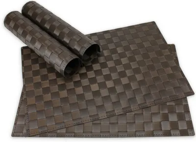 Immagine prodotto di Tovagliette MODERN set di 4 marrone come tovagliette da tavola