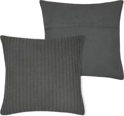 Image de Coussin décoratif TINA, 45 x 45 cm, anthracite