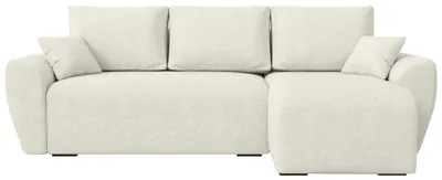 Produktbild von BroMARKT Ecksofa mit Schlaffunktion Rotterdam Beige Bouclé Rechts