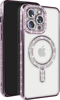 Immagine prodotto di Avizar, Custodia Diamond per iPhone 13 Pro MagSafe Rhinestone Edge, viola