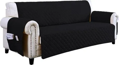 Produktbild von Famanu Bankbezug für 4-Sitzer (220 cm) - Schwarz