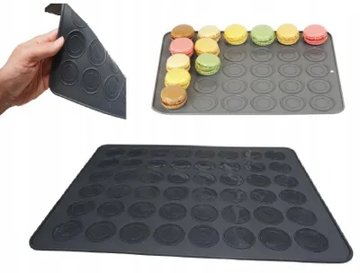 Produktbild von MTSidea Silikon-Backform Macarons mit 48 Mulden
