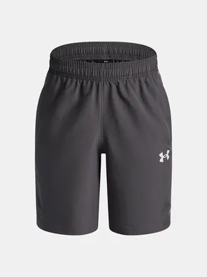 Produktbild von Under Armour UA Tech Utility Webshorts für Jungen – Grau YXL