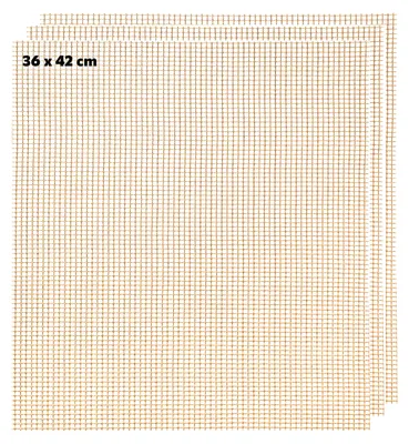 Produktbild von bremermann Grillmatte | Backmatte rechteckig 3er Set, Glasfasergewebe antihaft