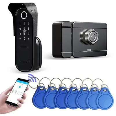 Fingerabdruck-Türschloss mit Tastatur, 6-in-1, Bluetooth
