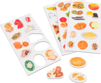 Produktbild von Betzold Lebensmittelbilder, 50 Stück, magnetisch, Magnetisches Tafelmaterial für Bilingualen Unterricht