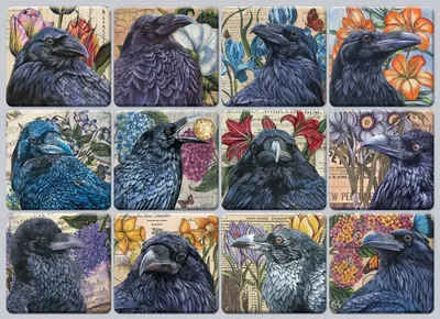 Produktbild von COBBLE HILL Puzzle Rabenjä ger 1000 Teile