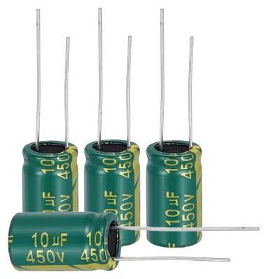 Elektrolytkondensator 10 µF 450 V 10x17 mm 12 St.