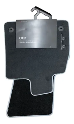 Zdjęcie produktu dla 2x Oryginalne welurowe tekstylne dywaniki podłogowe Audi premium FRONT do Audi TT 8S 2014-