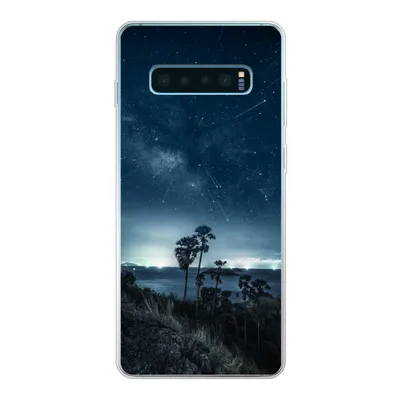 Produktbild von MuchoWow® Handyhülle Schutzhülle Hülle für Samsung Galaxy S10 Plus Sternenhimmel - Meer - Tropisch - Jungen - Mädchen - Kinder Silikon Softcase Handy Hülle - Schutzhülle