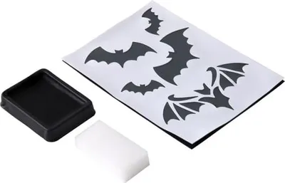 Produktbild von Fledermaus Schminkset für Fasching – Komplettes Schmink-Set für Kinder & Erwachsene