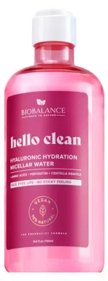 Immagine prodotto di Bio Balance, Acido Ialuronico, idratante e detergente, acqua micellare, per pelli sensibili, 500 ml