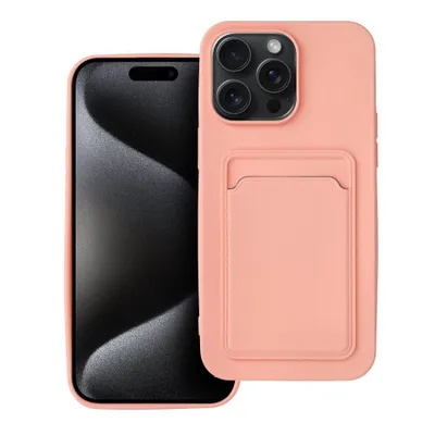 Obrázok produktu pre Puzdro na mobilný telefón CARD vhodné pre IPHONE 15 Pro Max ružové