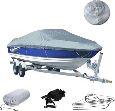 Immagine prodotto di Cover for boat 14-16TY-V Oxford 210D waterproof gray UV protection