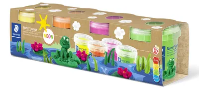 Produktbild von STAEDTLER Noris junior 813 Spielknete Noris junior, Neonfarben