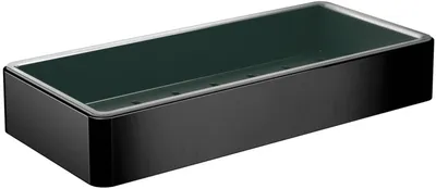 Obrázok produktu pre EMCO emco loft, košík na mydlo, 220 x 34 x 101 mm, čierna/čierna farba