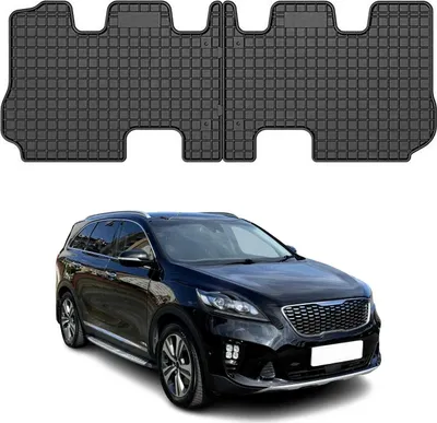 Produktbild von 2014-2020 Kia Sorento Fußmatten TPE Schwarz 2 tlg