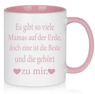 Produktbild von Kaffeetasse Mama 325ml mit Spruch "Beste Mama" Geschenk für Muttertag Geburtstag Weihnachten