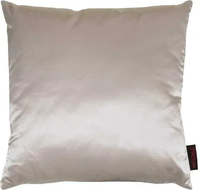 Produktbild von Magma Satin Kissenhülle Charme Uni 100% Baumwolle Reißverschluss Kissenbezug Dekokissen Sofakissen Zierkissen 40x40 cm Taupe