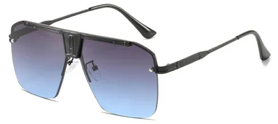 Zdjęcie produktu dla Techsuit 2576 okulary przeciwsłoneczne z - czarno-szaro-niebieskie