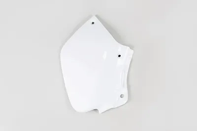 Imagen del producto de Cubierta lateral para motocicleta UFO PLAST, lado izquierdo, compatible con Honda XR R 250 / 400 ccm, modelo de años 1996 - 2005, color: blanco, número de pieza original (OEM)