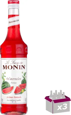 Image de Lot de 3 Sirop Monin - Pastèque - 70cL