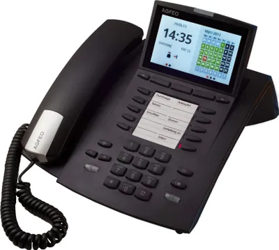 Produktbild von AGFEO Systemtelefon ST45      schwarz    Up0/S0