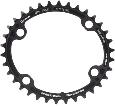 Produktbild von Rotor Q-rings 110 Bcd Kettenblatt Schwarz 34t Schwarz 34t
