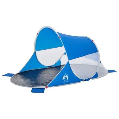 Zdjęcie produktu dla vidaXL Namiot plażowy Azure Blue Pop-Up wodoodporny