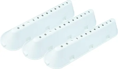 Produktbild von vhbw 3x Trommelrippe kompatibel mit Indesit BWE81683X, BWE91283X, BWE81484X, BWE71484X, BWE81284X, BWE91284X, IWC8128B Waschmaschine