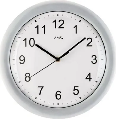 Produktbild von AMS Funk-Wanduhr, Funkwerk, D30x4cm, 5933