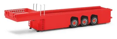 Produktbild von Herpa 076418-004 - 1/87 Betonteileauflieger 3achs, rot - Neu