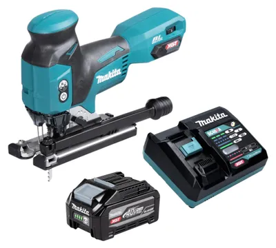 Produktbild von Makita JV 001 GU101 Akku Stichsäge 40 V max. 135 mm Brushless + 1x Akku 4,0 Ah + Ladegerät