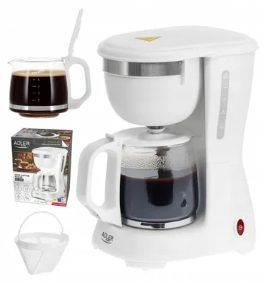 Zdjęcie produktu dla EKSPRES przelewowy AD 4381W 0,6 l KOMPAKTOWY MOC 600W FILTR