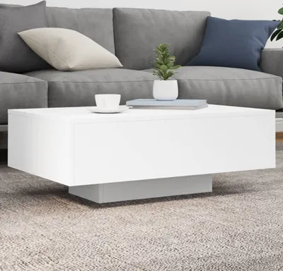 Produktbild von Best Möbel Couchtisch mit LED-Leuchten Weiß 85x55x31 cm Design 2024