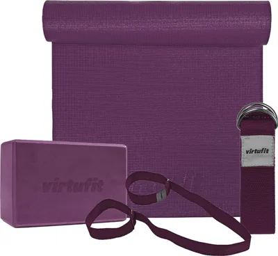 Zdjęcie produktu dla VirtuFit Premium Zestaw do jogi 4 części Morwowy