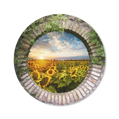Produktbild von MuchoWow® Mauspad Mousepad Sonnenblumen - Ansicht - Blumen - Sonne 20x20 cm - Mousepads - Maus Mat - Pad - Mausunterlage - Schreibtischmatte