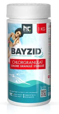 Produktbild von 1 kg BAYZID® Chlorgranulat für Pools