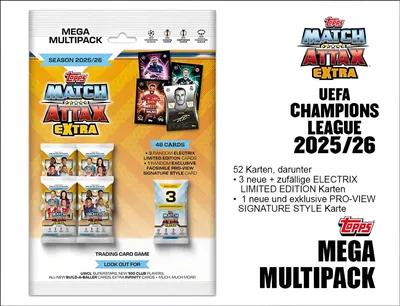 Produktbild von Topps - Match Attax Champions League 2025/26 EXTRA Trading Cards - 1 Multipack