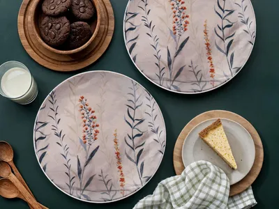 Productafbeelding van Hermia Concept, hoogwaardige serveerschaalset (6 stuks) van 100% keramiek | 25,5 cm