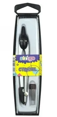 Obrázek produktu pro Strigo Kovový kružítko s grafitovou špičkou a náhradními grafitovými hroty