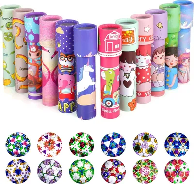 Productafbeelding van Klassieke caleidoscopen - Vintage retro caleidoscopen - Educatief speelgoed voor kinderverjaardag - Nieuwjaar - Kerstmis