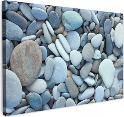 Produktbild von MuchoWow® - Leinwandbilder - Zen-Steine - Natur - Strand, Wandbild, Wanddeko Bilder Wohnzimmer, 30x20 cm