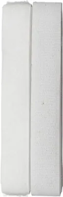 Produktbild von Klettband weiß 500x16 mm zum Annähen oder Ankleben, zuschneidbar und wiederverschließbar