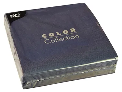 Immagine prodotto di Tovagliolo Papstar blu scuro 40 x 40 cm 50 pezzi