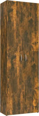 Immagine prodotto di vidaXL Armadio per ufficio in rovere fumé 60x32x190 cm Materiale a base di legno
