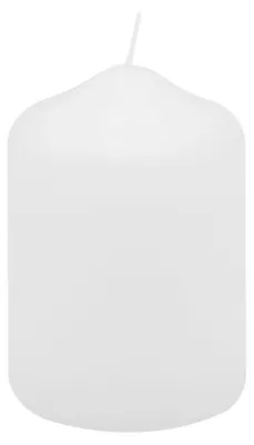 Produktbild von Spitzkopf Stumpen Kerzen Weiß 7 x Ø 5 cm, 12 Stück